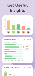 اسکرین شات برنامه Mood Tracker: Self-Care Habits 4