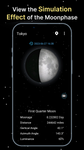 اسکرین شات برنامه Moon Phase Calendar 2