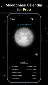 اسکرین شات برنامه Moon Phase Calendar 1