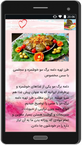 اسکرین شات برنامه آموزش دلمه های ایرانی 3