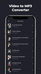 اسکرین شات 4 برنامه Video To MP3 Ringtone Maker