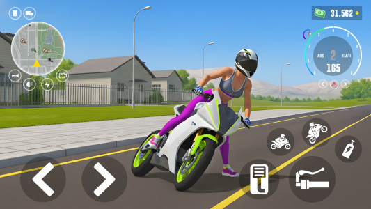 اسکرین شات 2 بازی Moto Rider: Speed Chase
