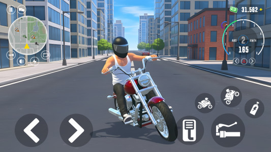اسکرین شات 1 بازی Moto Rider: Speed Chase