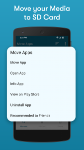 اسکرین شات برنامه Move app to SD card: Transfer 5