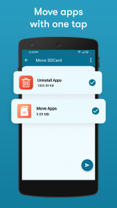 اسکرین شات برنامه Move app to SD card: Transfer 3