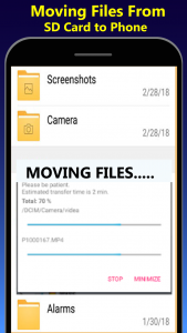 اسکرین شات برنامه File Move Phone to SD card & A 1