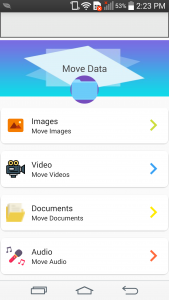 اسکرین شات برنامه File Move Phone to SD card & A 5