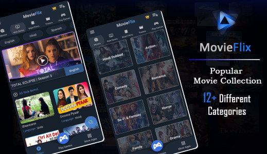 اسکرین شات 3 برنامه MovieFlix: Movies & Web Series
