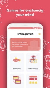 اسکرین شات برنامه Brain Games - improve your brain power 1