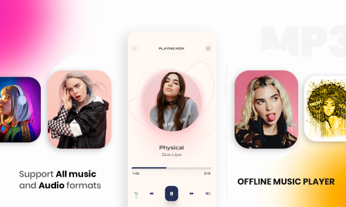 اسکرین شات برنامه Offline Music Player Galaxy 3