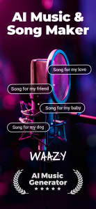 اسکرین شات 1 برنامه AI Song Generator, Cover Music