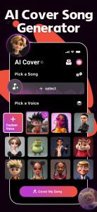 اسکرین شات 3 برنامه AI Song Generator, Cover Music