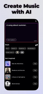 اسکرین شات برنامه AI Music Generator, Song Maker 2