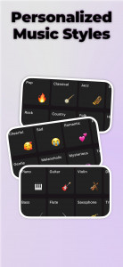 اسکرین شات برنامه AI Music Generator, Song Maker 4