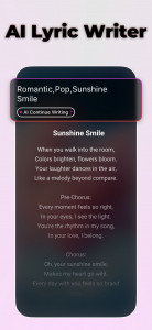 اسکرین شات برنامه AI Music Generator, Song Maker 5