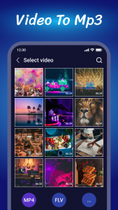 اسکرین شات 1 برنامه Video To Audio & Mp3 Cutter