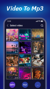 اسکرین شات برنامه Video To Audio & Mp3 Cutter 1