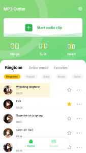 اسکرین شات برنامه MP3 Cutter & Ringtone Maker 7