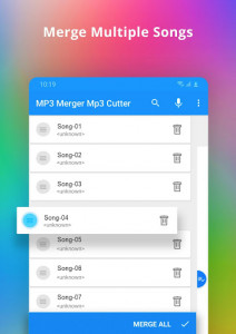 اسکرین شات برنامه MP3 cutter and Merger 3