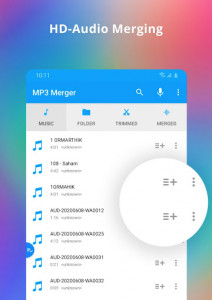 اسکرین شات برنامه MP3 cutter and Merger 2