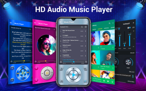 اسکرین شات برنامه Ipod Music & Bass MP3 Player 1