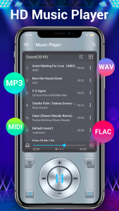 اسکرین شات 3 برنامه Ipod Music & Bass MP3 Player