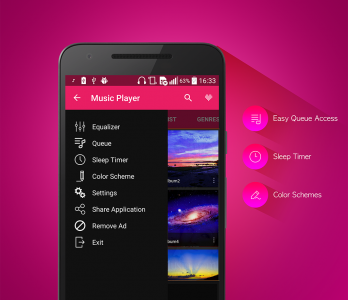 اسکرین شات برنامه MP3 Player 3