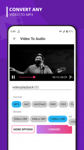 اسکرین شات برنامه Video to Mp3 Converter 1