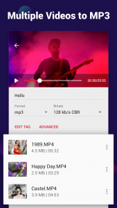 اسکرین شات برنامه Video to MP3 - Video to Audio 1