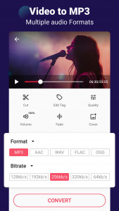 اسکرین شات برنامه Video to MP3 - Video to Audio 2