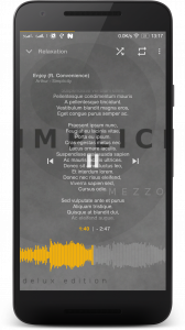 اسکرین شات برنامه Music Player Mezzo 7