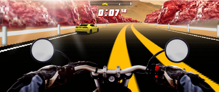 اسکرین شات بازی موتورسواری در خیابان 3