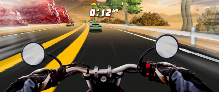 اسکرین شات بازی موتورسواری در خیابان 2
