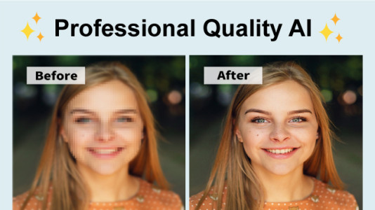 اسکرین شات 1 برنامه Remove Blur: AI Photo Enhancer
