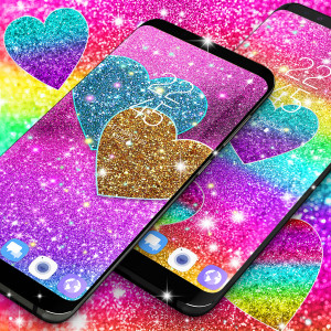 اسکرین شات برنامه Multi color glitter wallpaper 2