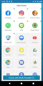 اسکرین شات 2 برنامه Multi Parallel: Multi Accounts