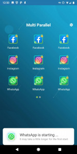 اسکرین شات 3 برنامه Multi Parallel: Multi Accounts
