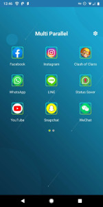 اسکرین شات 1 برنامه Multi Parallel: Multi Accounts