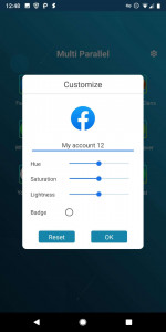 اسکرین شات برنامه Multi Parallel - Multiple Accounts & App Clone 4