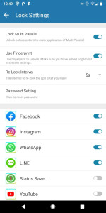 اسکرین شات 5 برنامه Multi Parallel: Multi Accounts