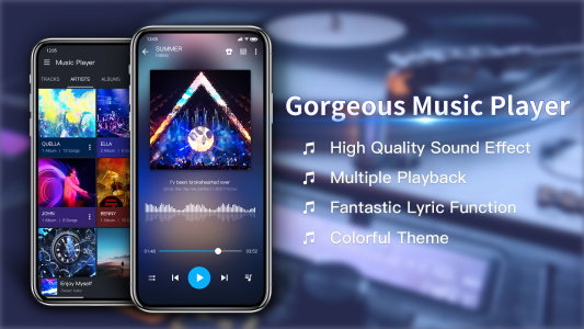 اسکرین شات 7 برنامه Music Player - Colorful Themes