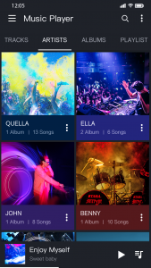 اسکرین شات برنامه Music Player - Colorful Themes 3