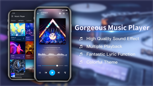 اسکرین شات برنامه Music Player - Colorful Themes 7