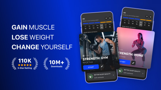 اسکرین شات 1 برنامه Muscle Booster Workout Planner