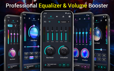 اسکرین شات 1 برنامه Equalizer- Bass Booster&Volume
