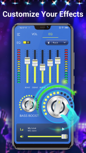 اسکرین شات برنامه Equalizer & Bass Booster,Music 3