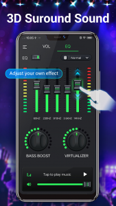 اسکرین شات برنامه Equalizer & Bass Booster,Music 2