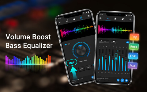 اسکرین شات برنامه Equalizer & Bass Booster 5