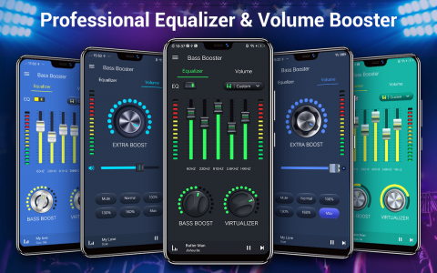 اسکرین شات برنامه Equalizer- Bass Booster&Volume 1