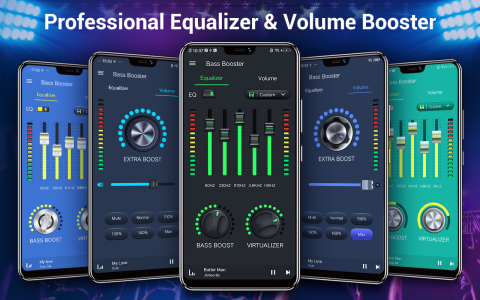 اسکرین شات 1 برنامه Equalizer- Bass Booster&Volume